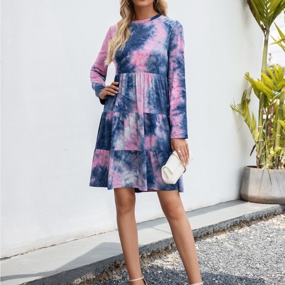 Leopard Print Ruffle Sleeve Dress - Picture 8 of 16